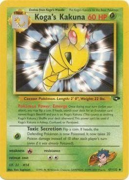 Koga's Kakuna (47/132) — Gym Challenge