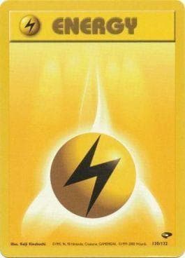 Carta Lightning Energy (130/132) do set Gym Challenge — Pokémon TCG | Bynx