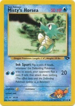 Misty's Horsea (87/132) — Gym Challenge