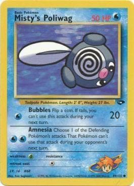 Misty's Poliwag (89/132) — Gym Challenge