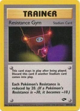 Carta Resistance Gym (109/132) do set Gym Challenge — Pokémon TCG | Bynx