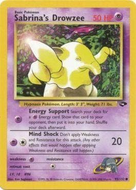 Carta Sabrina's Drowzee (95/132) do set Gym Challenge — Pokémon TCG | Bynx