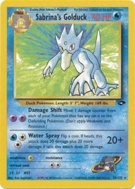 Carta Sabrina's Golduck (30/132) do set Gym Challenge — Pokémon TCG | Bynx