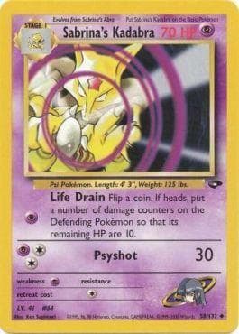 Sabrina's Kadabra (58/132) — Gym Challenge