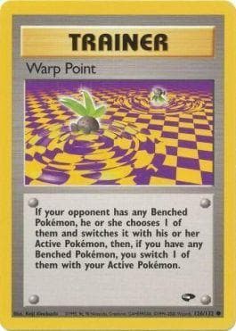 Carta Warp Point (126/132) do set Gym Challenge — Pokémon TCG | Bynx