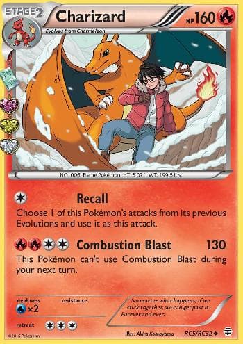 Charizard (RC5/83) — Gerações
