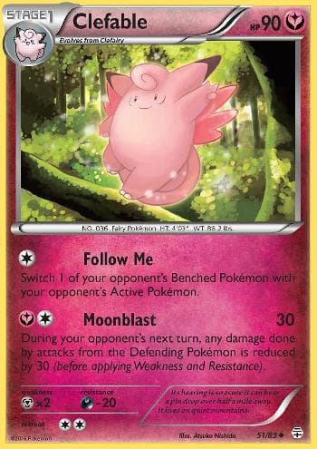 Carta Clefable (51/83) do set Gerações — Pokémon TCG | Bynx