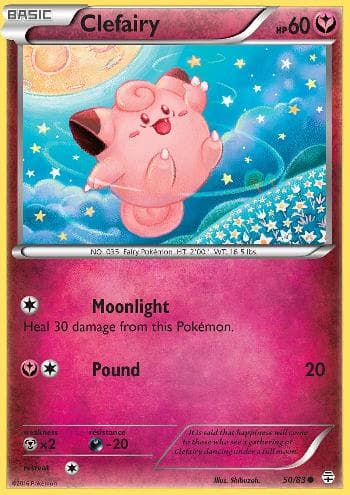 Carta Clefairy (50/83) do set Gerações — Pokémon TCG | Bynx