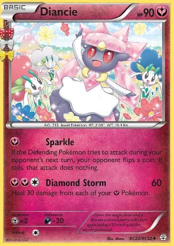 Carta Diancie (RC22/83) do set Gerações — Pokémon TCG | Bynx