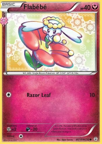 Carta Flabébé (RC17/83) do set Gerações — Pokémon TCG | Bynx