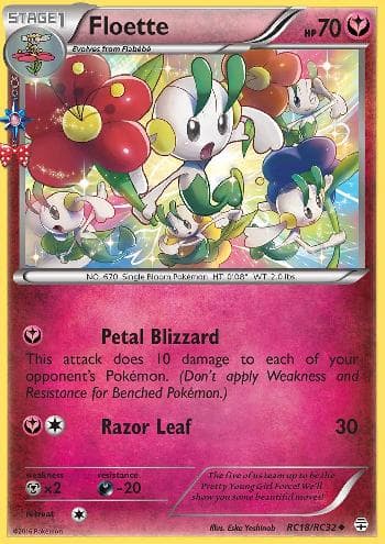 Carta Floette (RC18/83) do set Gerações — Pokémon TCG | Bynx
