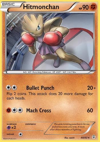 Carta Hitmonchan (48/83) do set Gerações — Pokémon TCG | Bynx