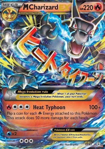 Carta M Charizard-EX (12/83) do set Gerações — Pokémon TCG | Bynx