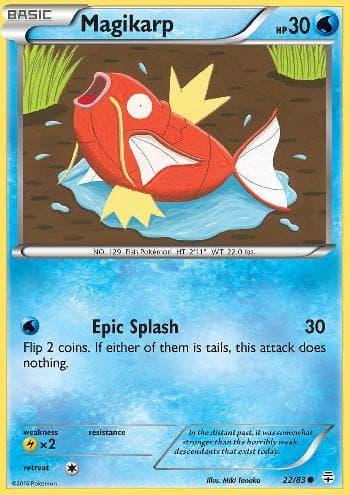 Carta Magikarp (22/83) do set Gerações — Pokémon TCG | Bynx