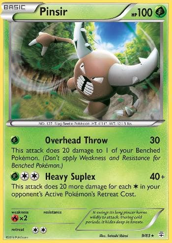 Pinsir (9/83) — Gerações