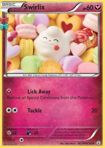 Carta Swirlix (RC19/83) do set Gerações — Pokémon TCG | Bynx