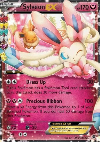 Carta Sylveon-EX (RC21/83) do set Gerações — Pokémon TCG | Bynx