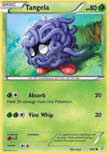 Carta Tangela (8/83) do set Gerações — Pokémon TCG | Bynx
