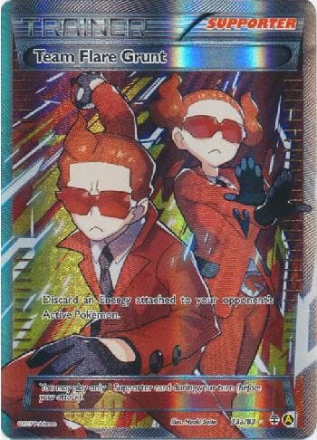 Carta Team Flare Grunt (73a/83) do set Gerações — Pokémon TCG | Bynx