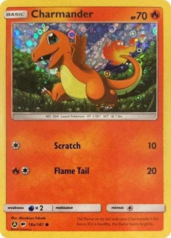 Carta Charmander (18a/027) do set Liga BR — GM25 — Pokémon TCG | Bynx