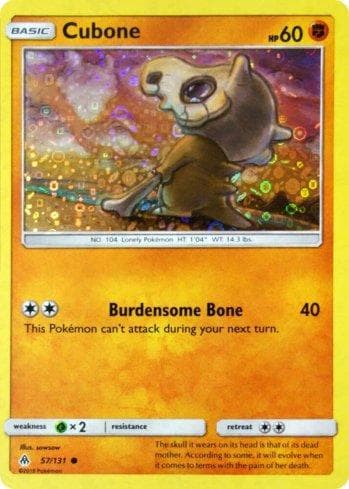 Carta Cubone (57/027) do set Liga BR — GM25 — Pokémon TCG | Bynx