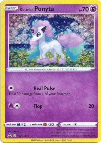 Carta Galarian Ponyta (SWSH013/027) do set Liga BR — GM25 — Pokémon TCG | Bynx