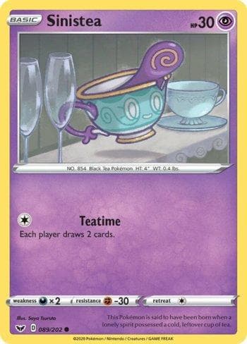 Carta Sinistea (089/027) do set Liga BR — GM25 — Pokémon TCG | Bynx