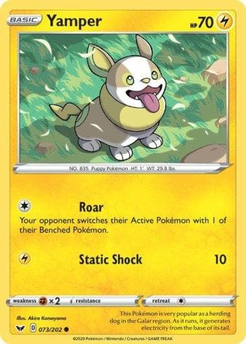 Carta Yamper (073/027) do set Liga BR — GM25 — Pokémon TCG | Bynx