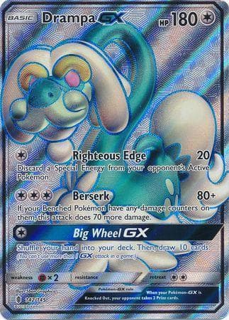 Carta Drampa-GX (142/145) do set Guardiões Ascendentes — Pokémon TCG | Bynx
