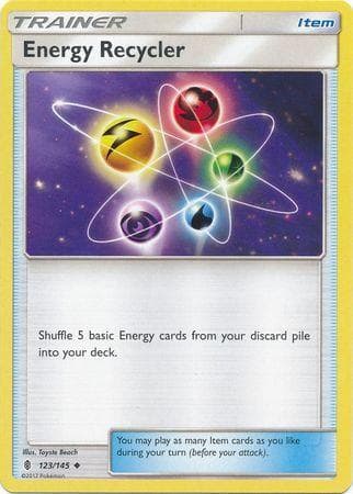 Carta Energy Recycler (123/145) do set Guardiões Ascendentes — Pokémon TCG | Bynx