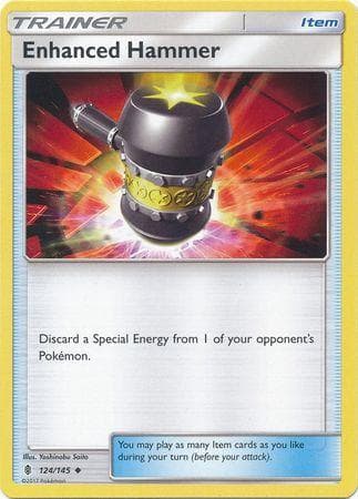 Carta Enhanced Hammer (124/145) do set Guardiões Ascendentes — Pokémon TCG | Bynx