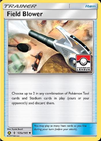 Carta Field Blower (125a/145) do set Guardiões Ascendentes — Pokémon TCG | Bynx