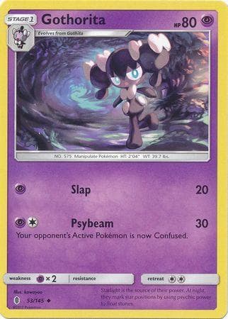 Carta Gothorita (53/145) do set Guardiões Ascendentes — Pokémon TCG | Bynx