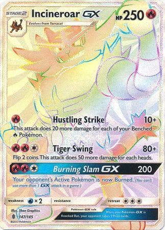 Incineroar-GX (147/145) — Guardiões Ascendentes