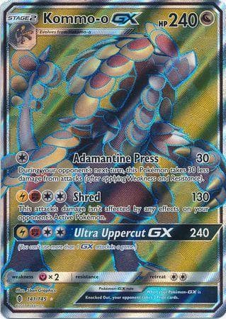 Carta Kommo-o-GX (141/145) do set Guardiões Ascendentes — Pokémon TCG | Bynx