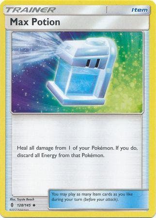 Carta Max Potion (128/145) do set Guardiões Ascendentes — Pokémon TCG | Bynx
