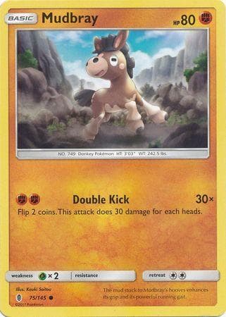 Carta Mudbray (75/145) do set Guardiões Ascendentes — Pokémon TCG | Bynx