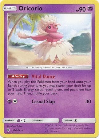 Carta Oricorio (55/145) do set Guardiões Ascendentes — Pokémon TCG | Bynx