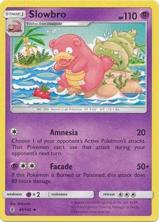 Carta Slowbro (49/145) do set Guardiões Ascendentes — Pokémon TCG | Bynx