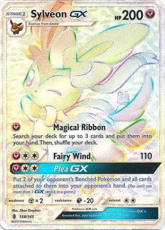 Carta Sylveon-GX (158/145) do set Guardiões Ascendentes — Pokémon TCG | Bynx