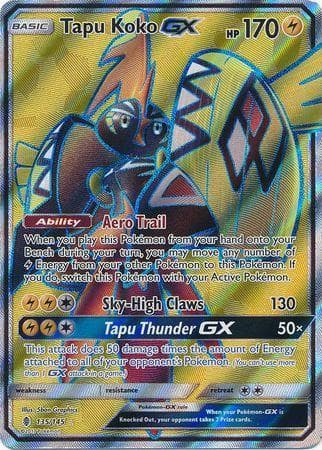 Carta Tapu Koko-GX (135/145) do set Guardiões Ascendentes — Pokémon TCG | Bynx