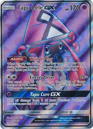 Carta Tapu Lele-GX (137/145) do set Guardiões Ascendentes — Pokémon TCG | Bynx