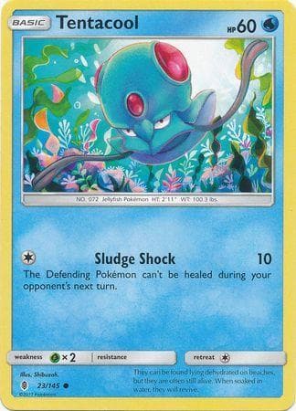 Carta Tentacool (23/145) do set Guardiões Ascendentes — Pokémon TCG | Bynx