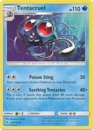 Carta Tentacruel (24/145) do set Guardiões Ascendentes — Pokémon TCG | Bynx