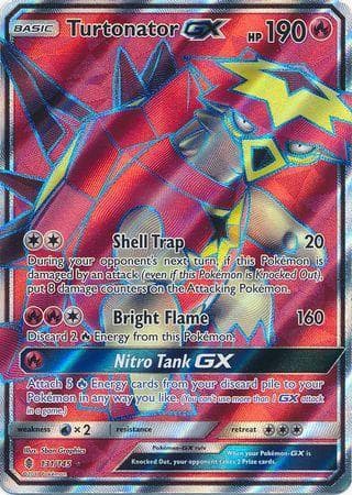 Carta Turtonator-GX (131/145) do set Guardiões Ascendentes — Pokémon TCG | Bynx