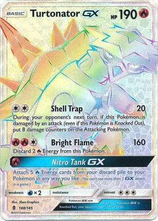 Carta Turtonator-GX (148/145) do set Guardiões Ascendentes — Pokémon TCG | Bynx