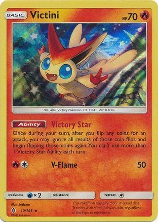 Carta Victini (10/145) do set Guardiões Ascendentes — Pokémon TCG | Bynx