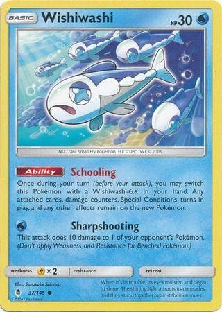 Carta Wishiwashi (37/145) do set Guardiões Ascendentes — Pokémon TCG | Bynx