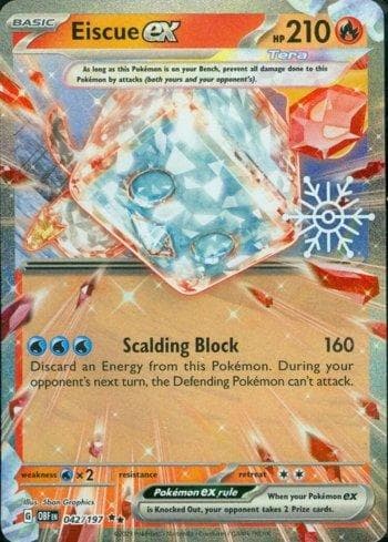 Carta Eiscue ex (042/008) do set Liga BR — HC24 — Pokémon TCG | Bynx