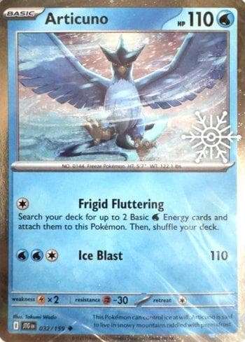 Carta Articuno (032/008) do set Liga BR — HC25 — Pokémon TCG | Bynx